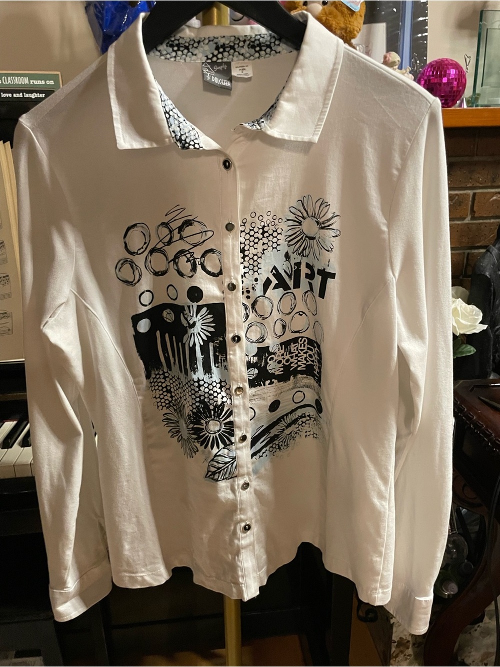 Dolcezza Simply Art 71724 "Art Makes You Happy" Top